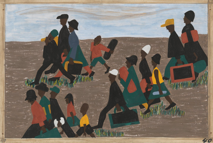 Migration Series #40: The Migrants, Jacob Lawrence